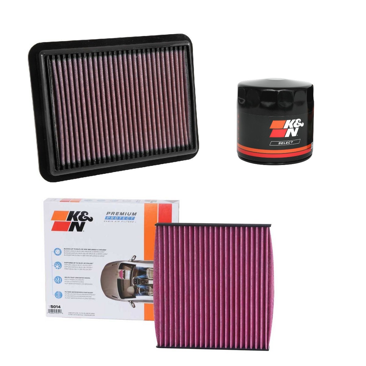 K&N Filters KNF4055N0002: Filter-komplekt