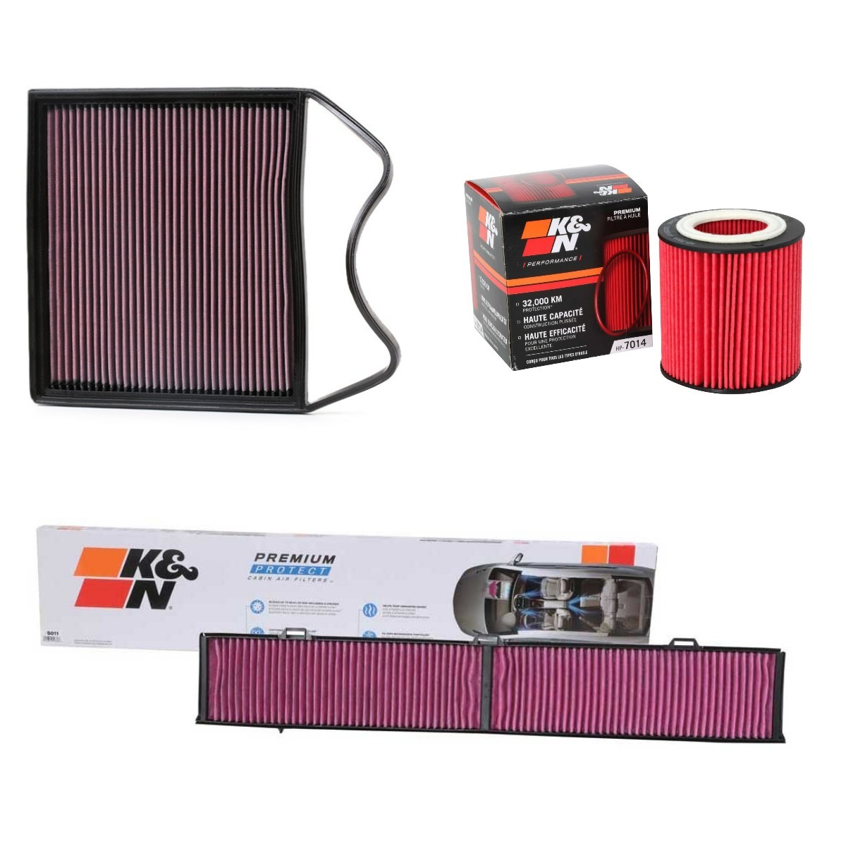 K&N Filters KNF4055N0008: Filter-komplekt