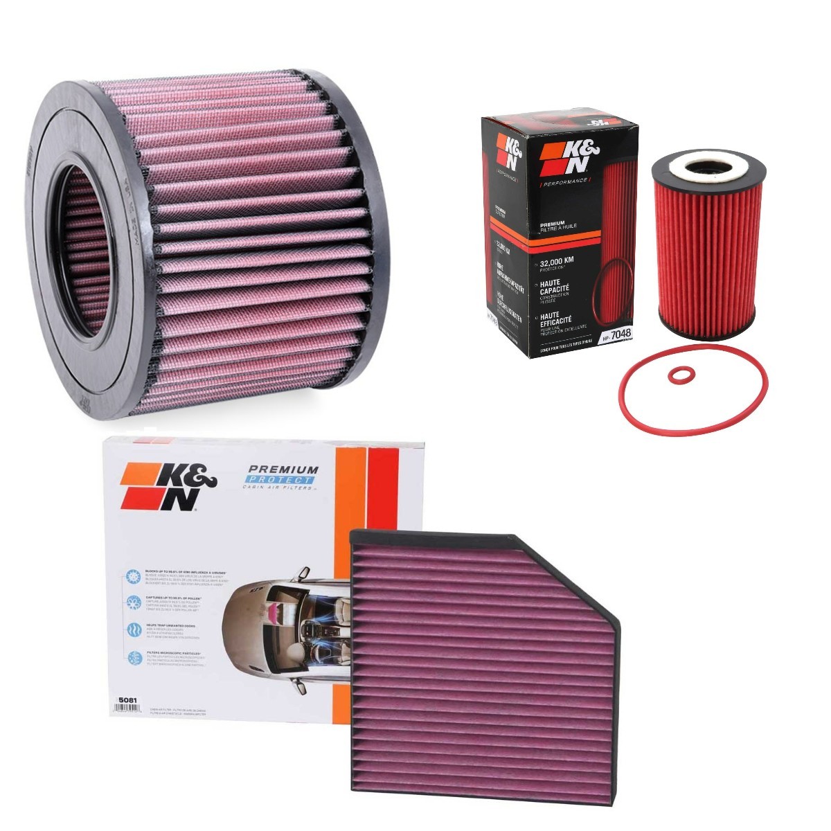 K&N Filters KNF4055N0026: Filter-komplekt