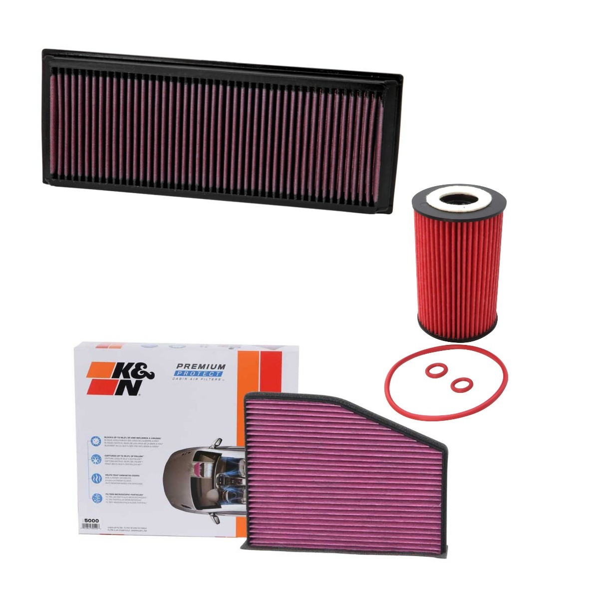 K&N Filters KNF4055N0028: Filtrs-Komplekts