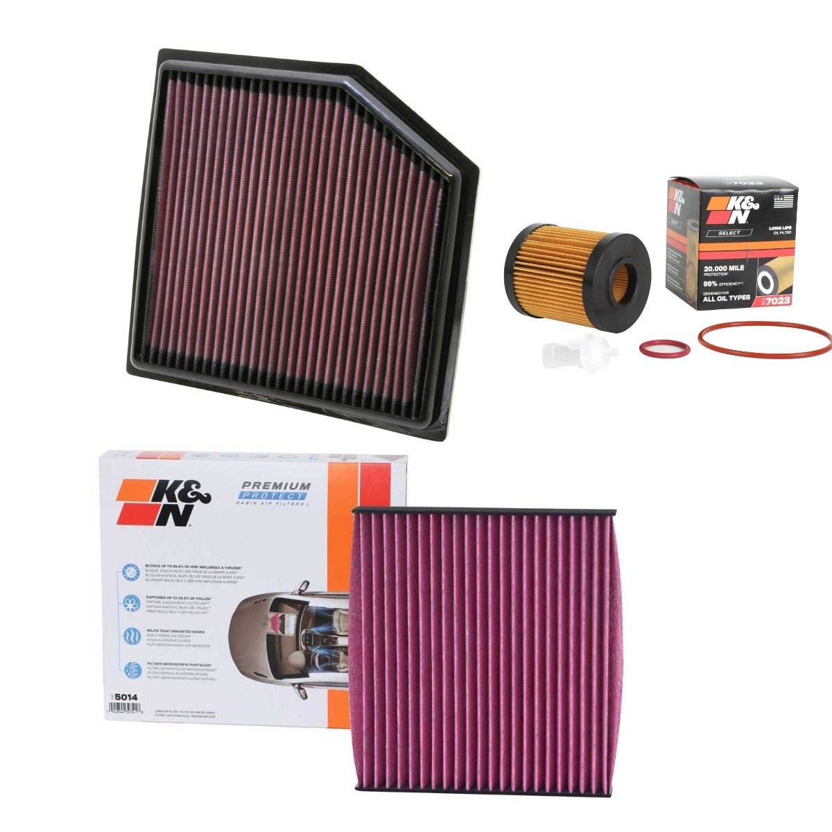 K&N Filters KNF4055N0037: Filter-komplekt