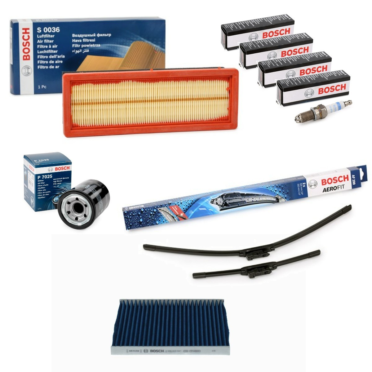 BOSCH BSH4682SK043: Detaļu komplekts, Tehniskā apkope Aerofit