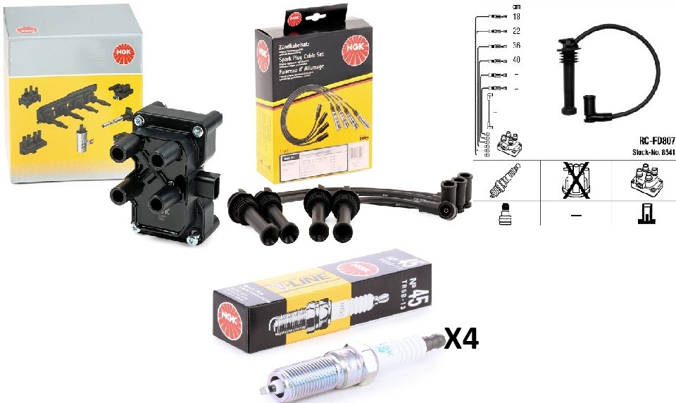 NGK NGK100439N0007: Süütesüsteemi remondikomplekt