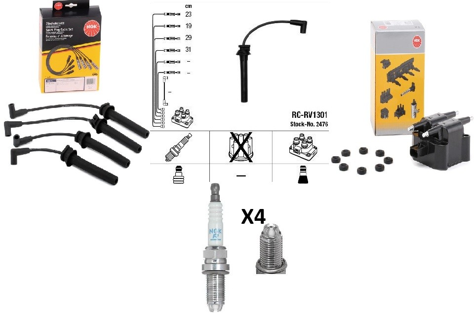 NGK NGK100439N0009: Set de reparație a sistemului de aprindere