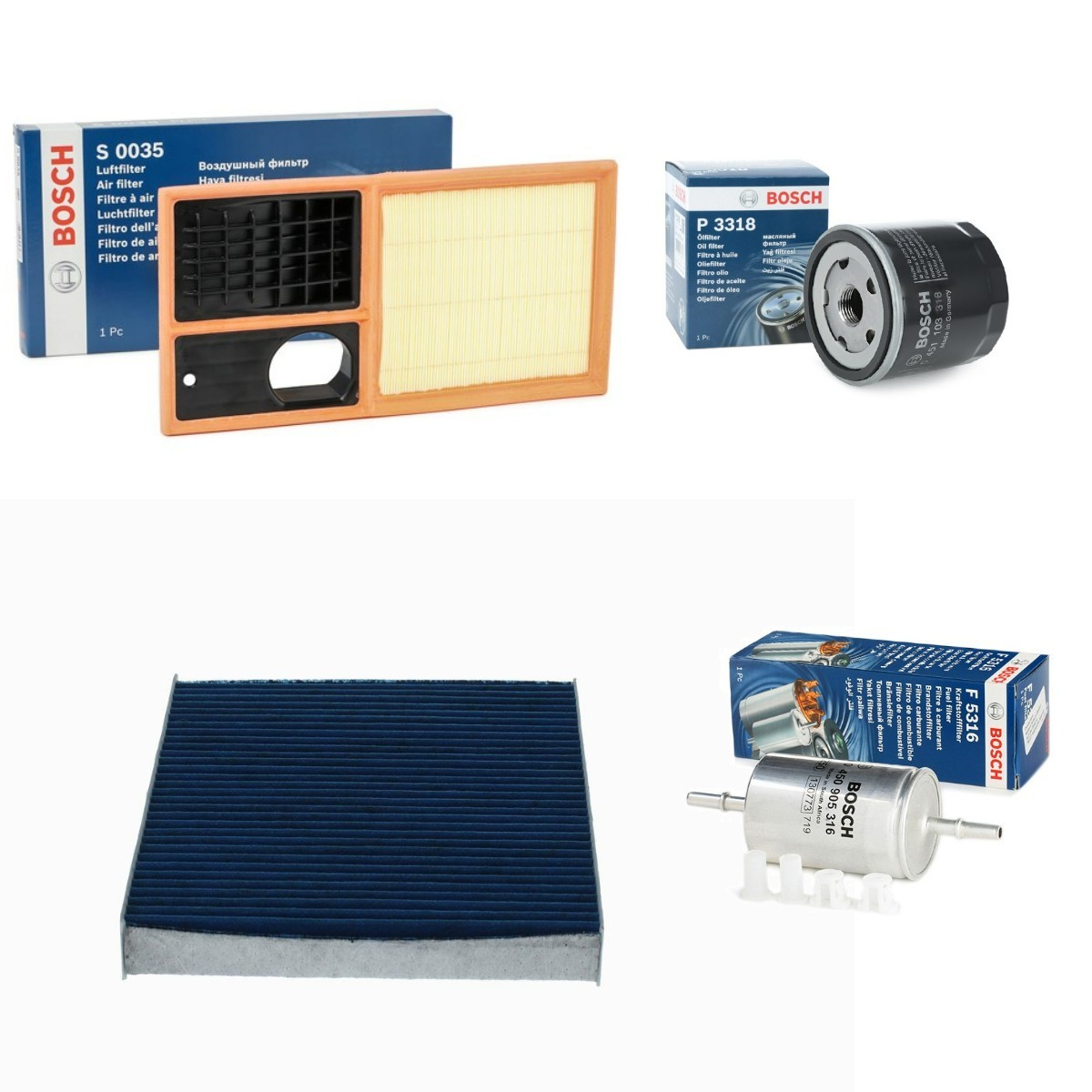 BOSCH BSH4055N0116: Kit filtri