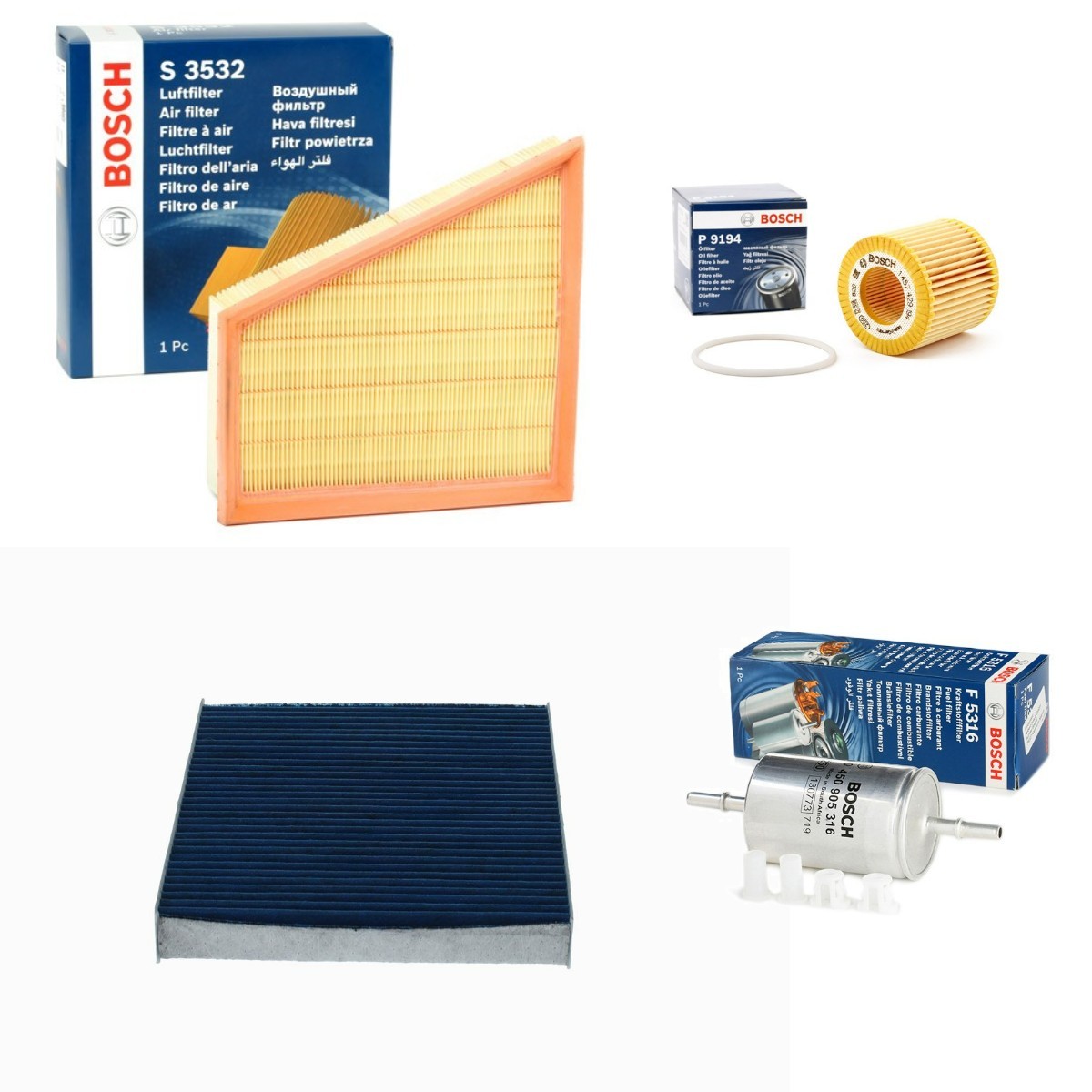 BOSCH BSH4055N0122: Kit de filtres