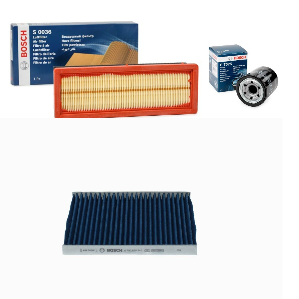 BOSCH BSH4055N0123: Set filtre