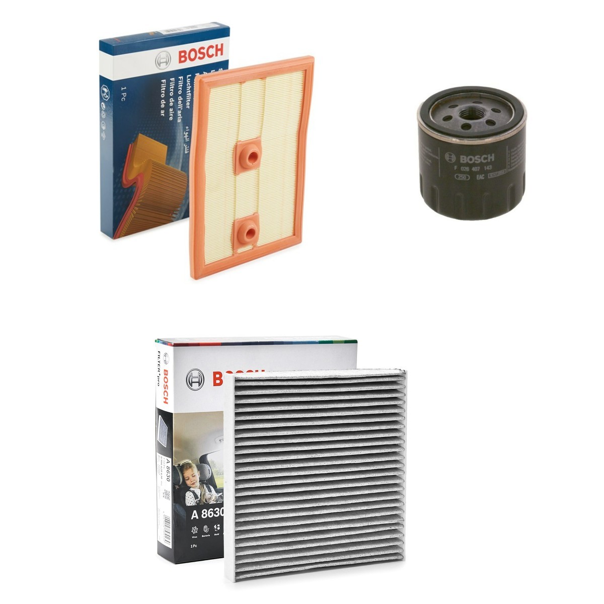 BOSCH BSH4055N0129: Kit filtri