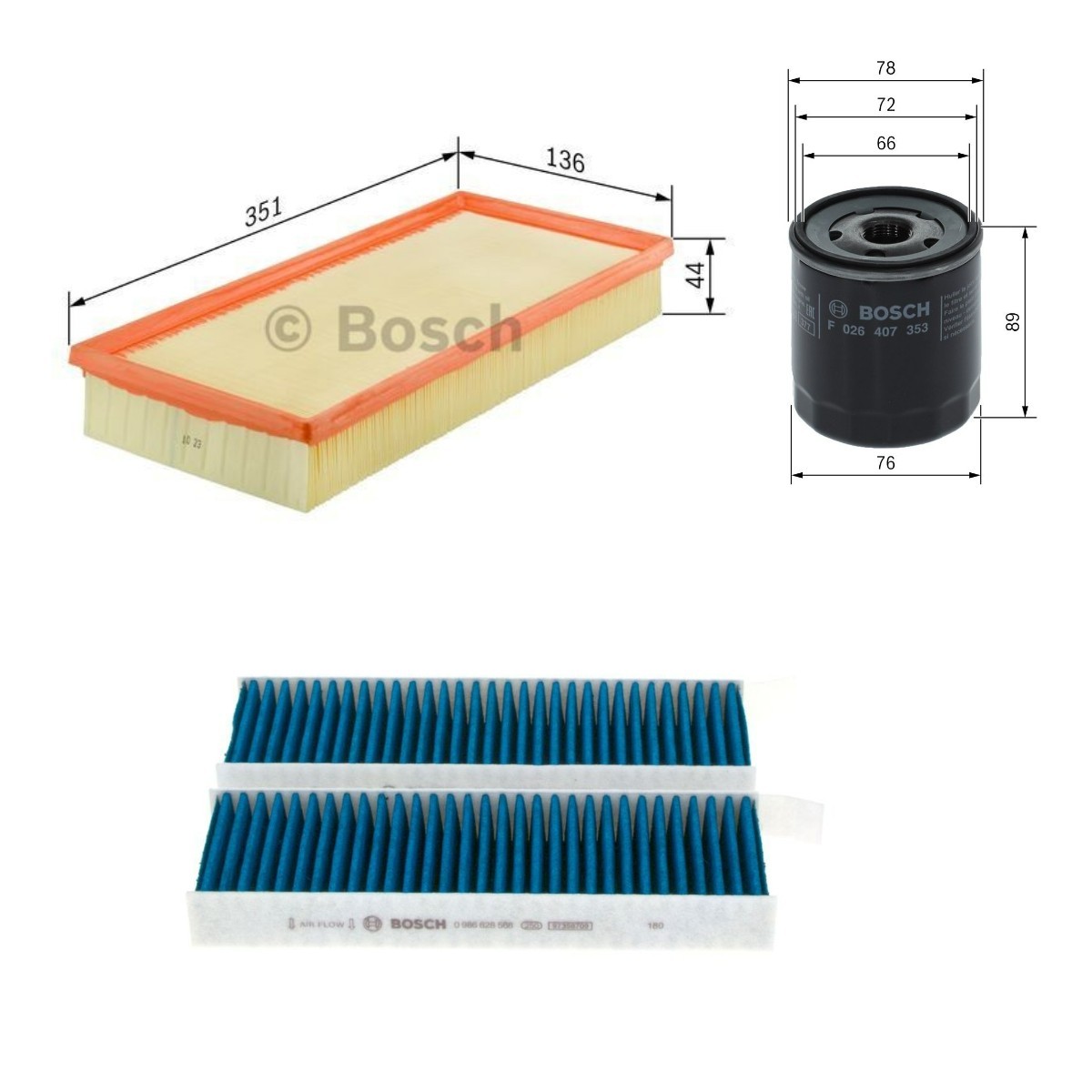BOSCH BSH4055N0133 Filterset