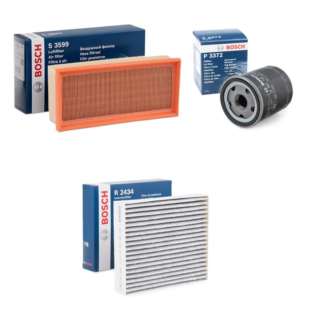 BOSCH BSH4055N0137: Set filtre