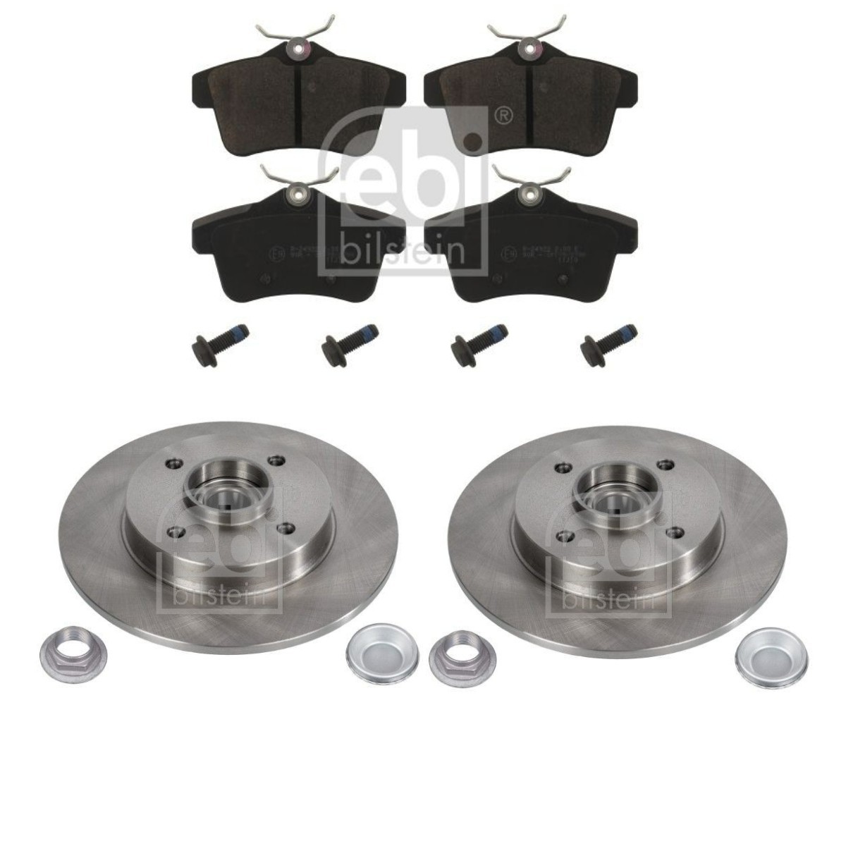 FEBI BILSTEIN FBL3405N0122: Pidurikomplekt, ketaspidur Tagasild, Ø: 249mm, täis