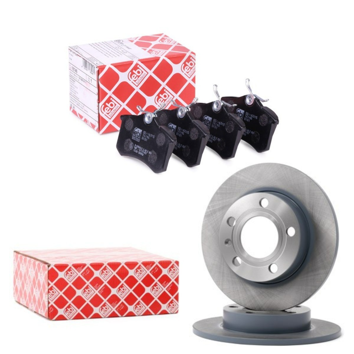 FEBI BILSTEIN FBL3405N0163: Pidurikomplekt, ketaspidur Tagasild, Ø: 245mm, täis
