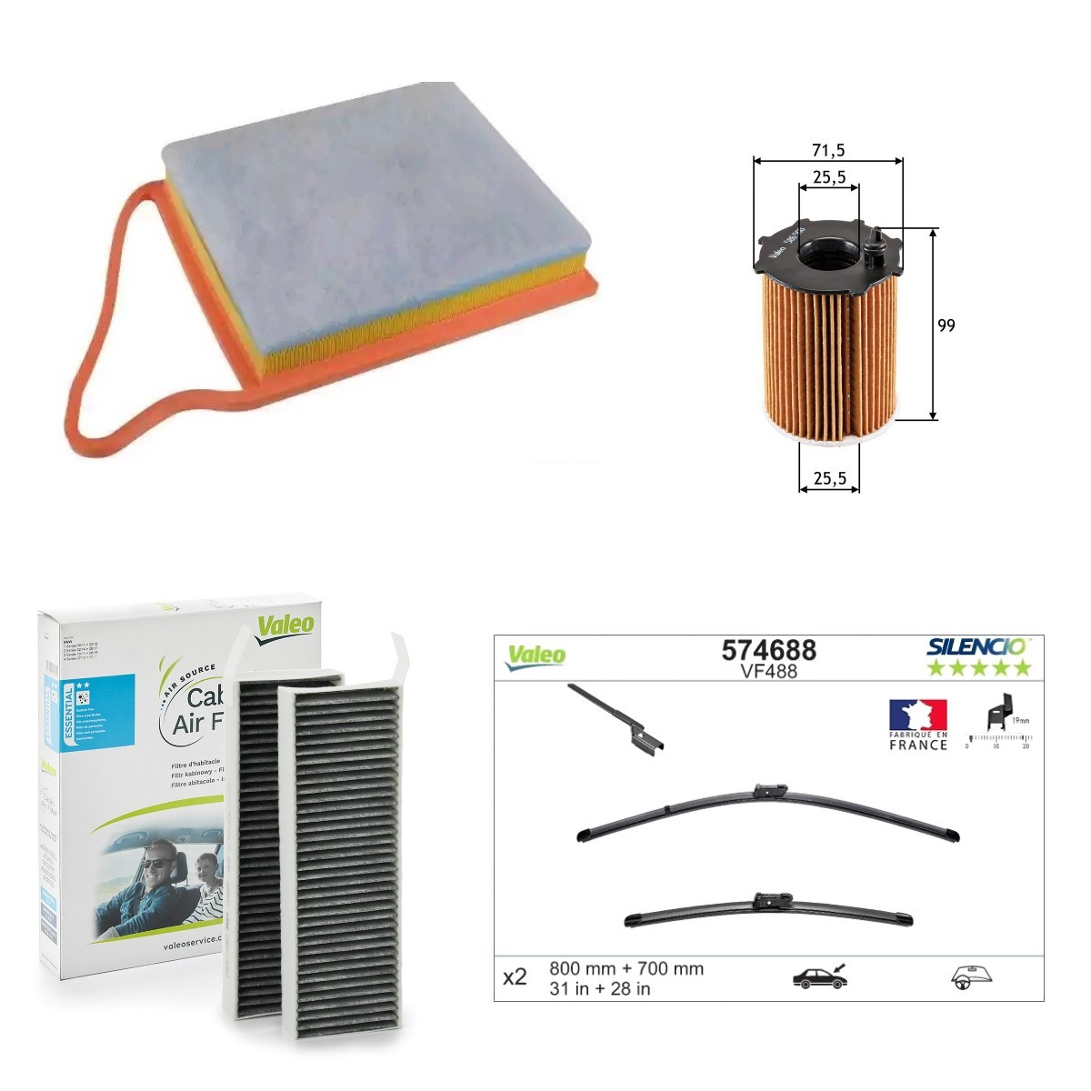 VALEO VAL4682SK030: Set piese, inspectie