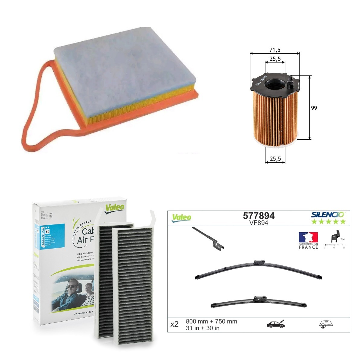 VALEO VAL4682SK049 Inspektionspaket