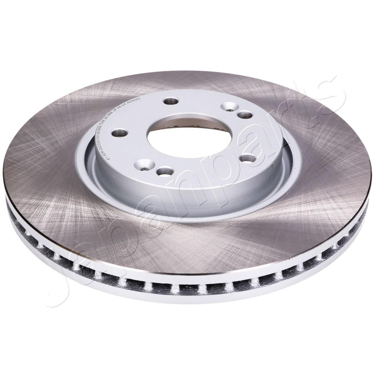JAPANPARTS DI-H42C: Piduriketas Esisild, Ø: 300mm, õhutusega, Ø: 300mm, värvitud