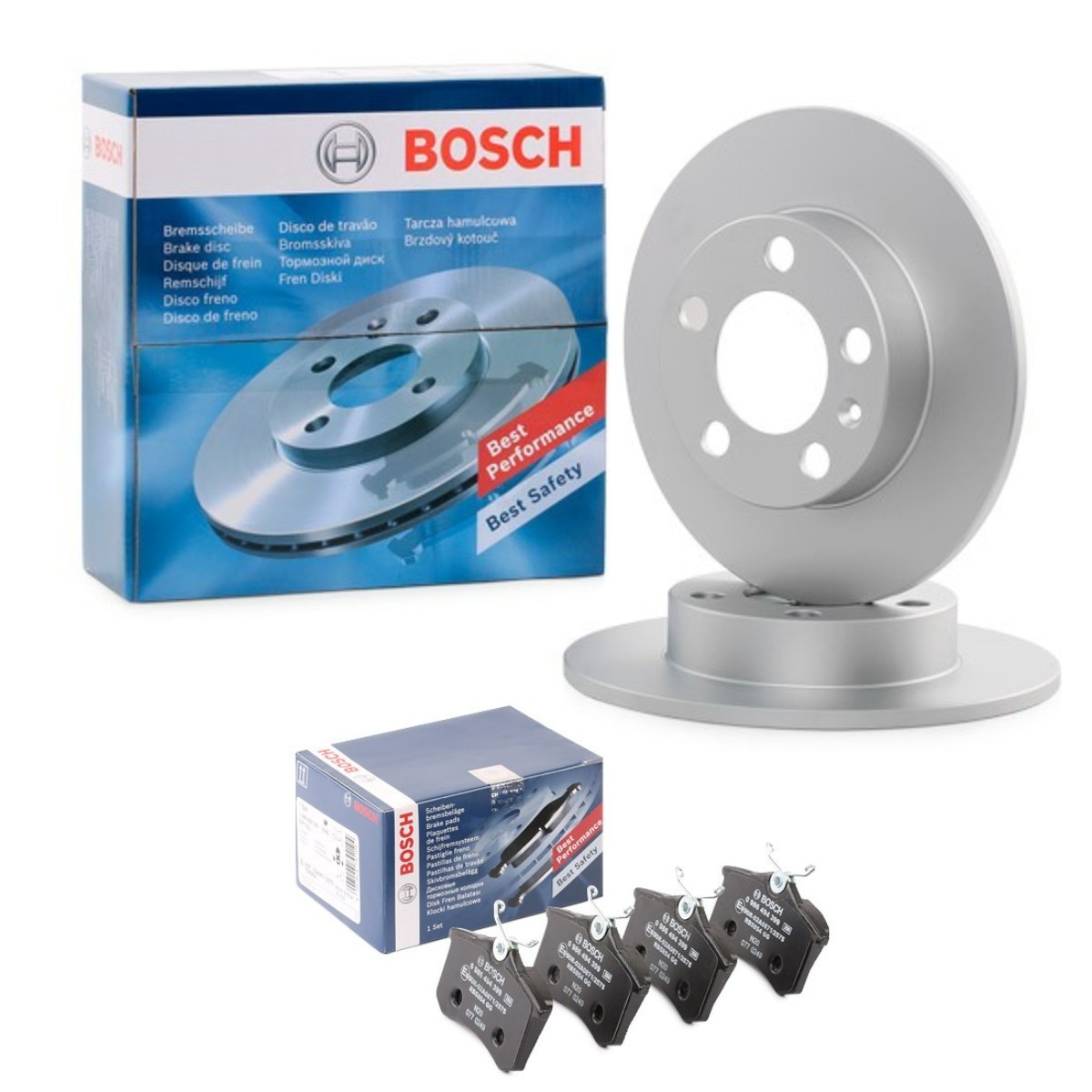 BOSCH BSH3405N0152: Bremseskiver og klodser Ø: 232mm, fuldstændigt