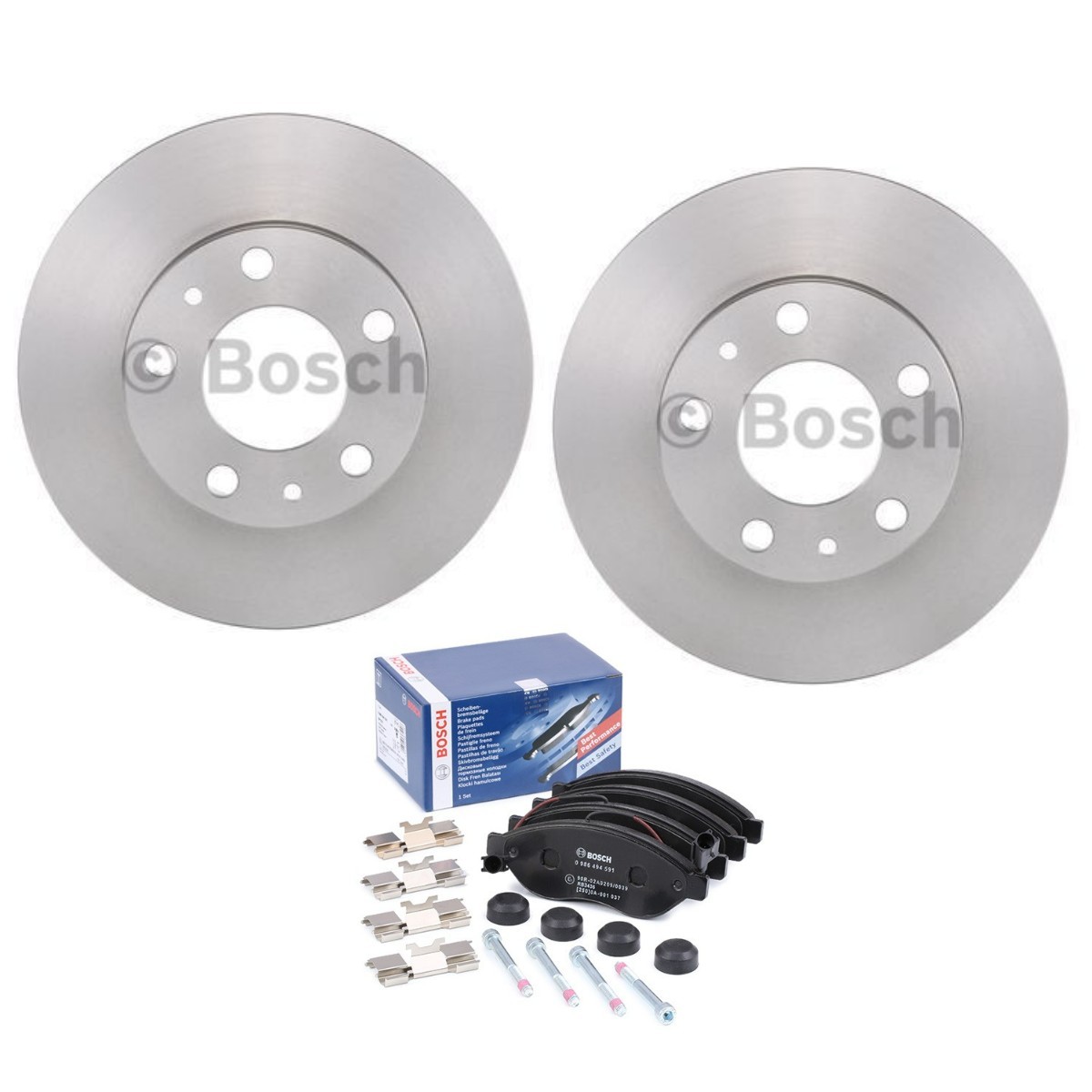 BOSCH BSH3405N0234: Bremseskiver og klodser Ø: 280mm, ventileret