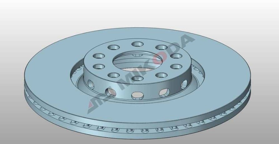 MIKODA 0251: Piduriketas Ø: 312mm, sisemine õhutus, Ø: 312mm