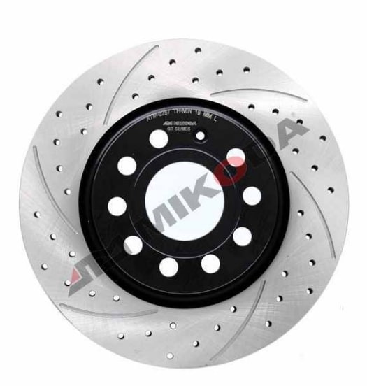 MIKODA 0257S: Piduriketas Ø: 280,0mm, piludega/augustatud, Ø: 280,0mm GT