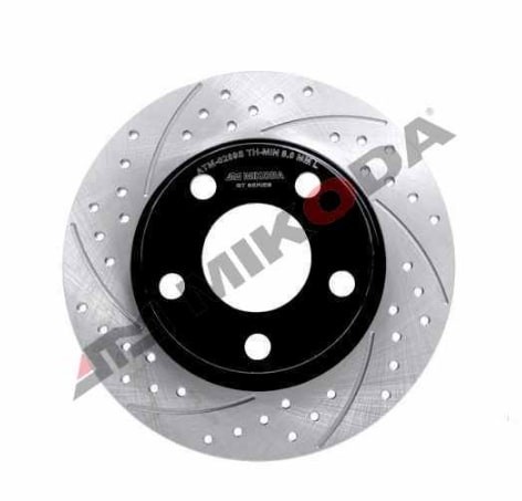 MIKODA 0260S: Piduriketas Ø: 255mm, piludega/augustatud, Ø: 255mm GT