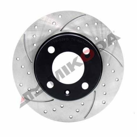 MIKODA 0261S: Bremsscheibe Ø: 232mm, geschlitzt/gelocht, Ø: 232mm GT