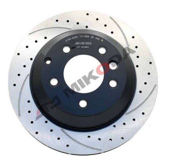 MIKODA 0291S: Piduriketas Ø: 300,0mm, piludega/augustatud, Ø: 300,0mm GT
