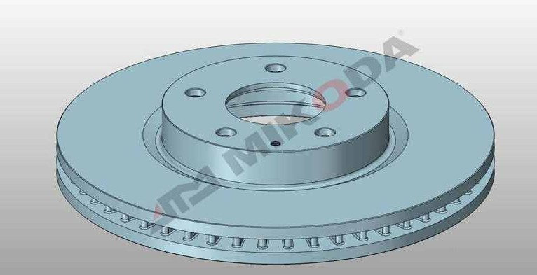 MIKODA 1340: Piduriketas Ø: 296mm, õhutusega, Ø: 296mm