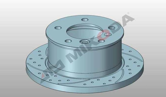 MIKODA 1426S: Piduriketas Ø: 272mm, piludega/augustatud, Ø: 272mm GT