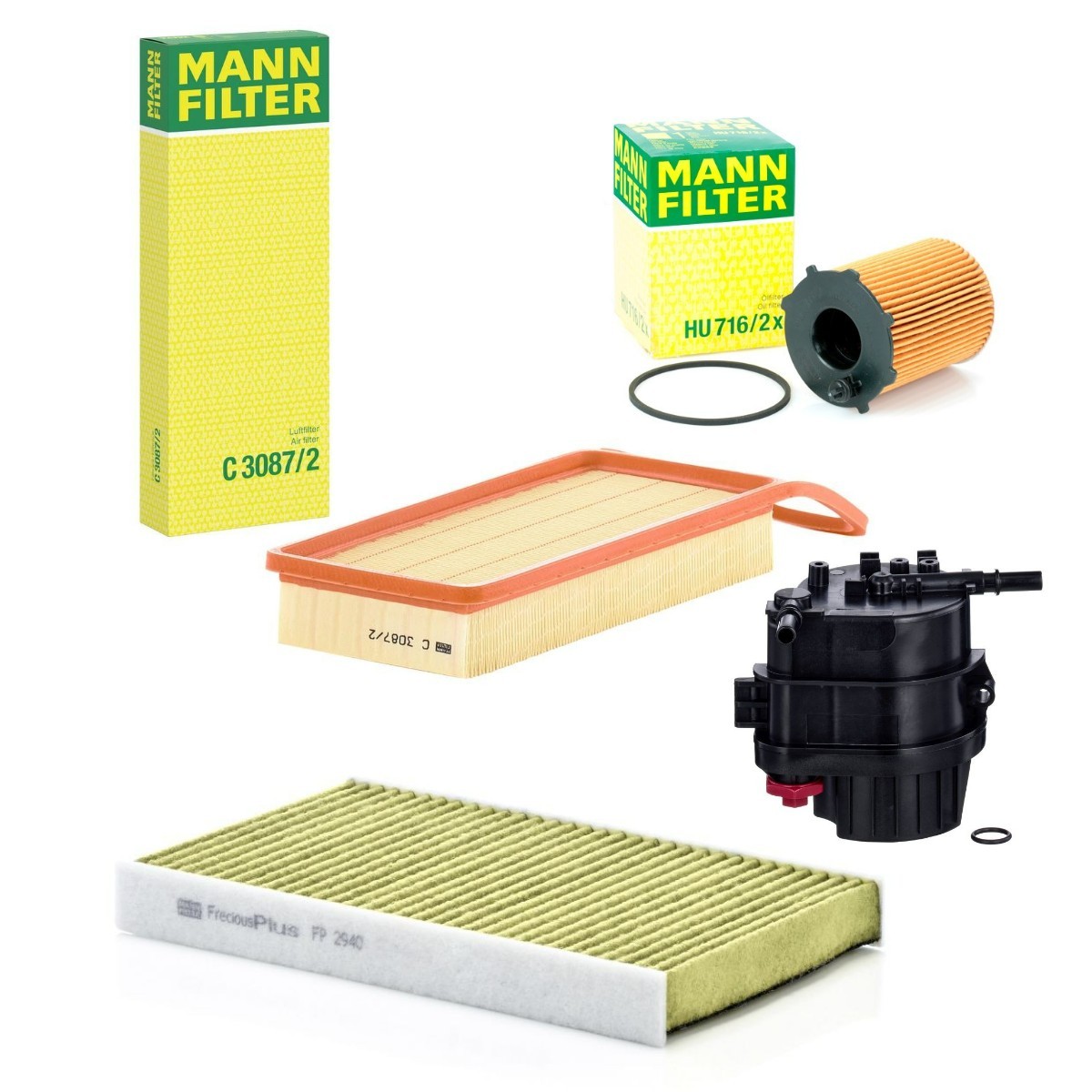 MANN-FILTER MNF4055N0136: Filtr-sada