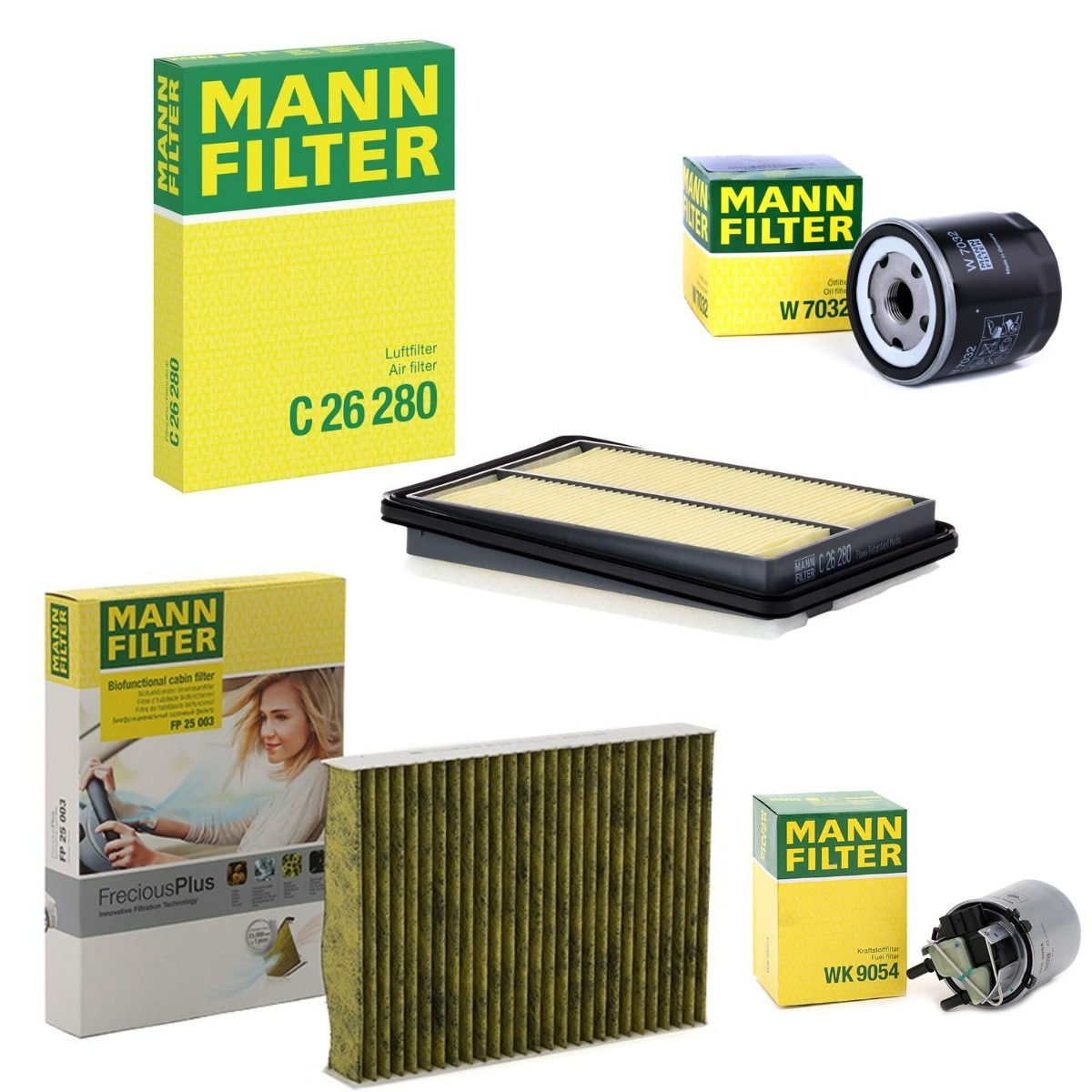 MANN-FILTER MNF4055N0160: Filtrs-Komplekts