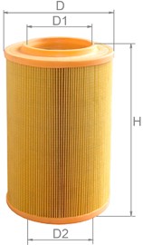 ALPHA FILTER AF0005: Filtro aria