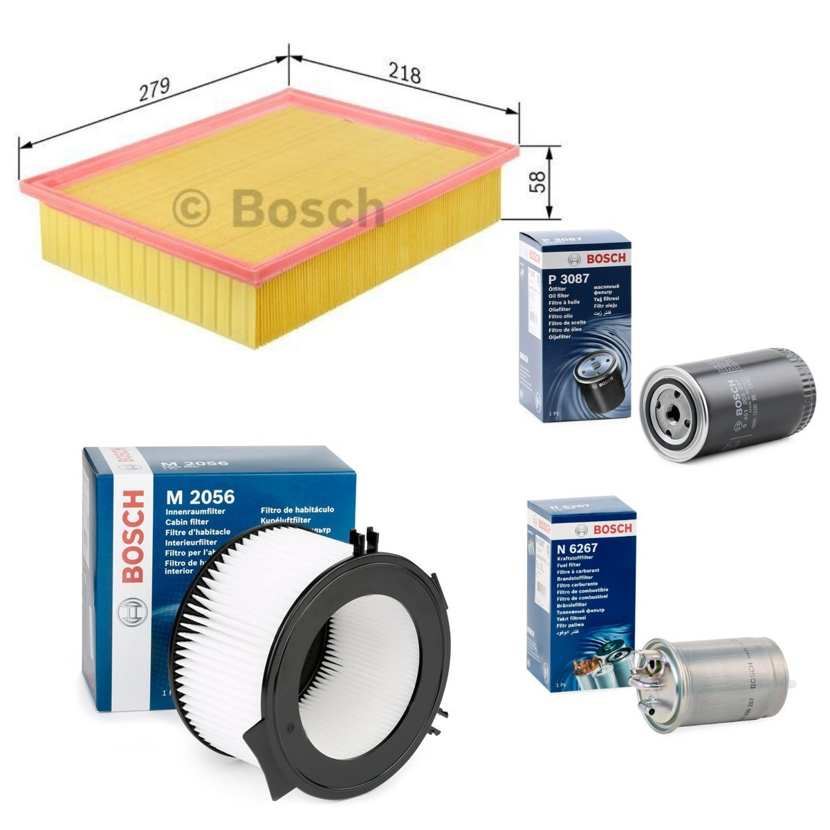 BOSCH BSH4055N0169: Filterset