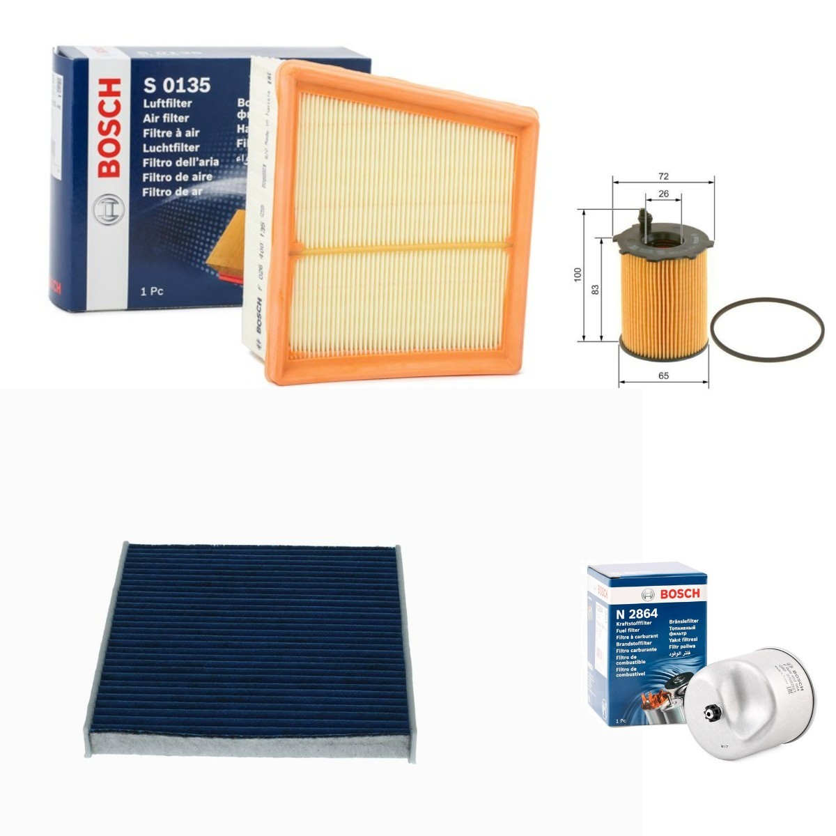 BOSCH BSH4055N0181 Filterset