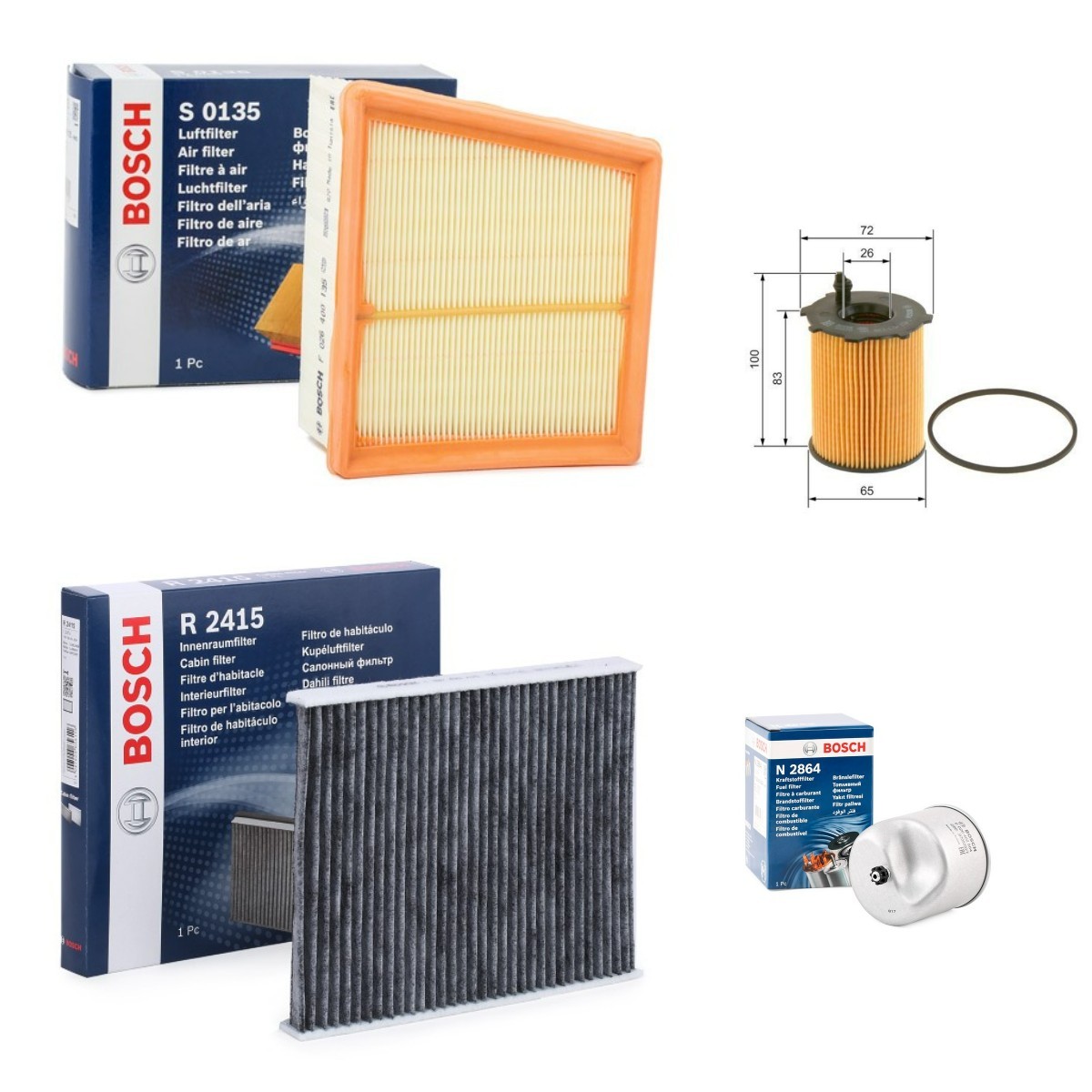 BOSCH BSH4055N0196 Filterset