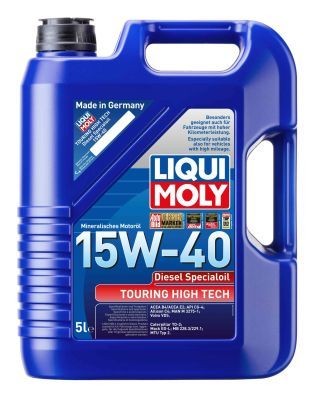 LIQUI MOLY 1073: Olio motore 5l, 15W-40 Touring High Tech, Diesel