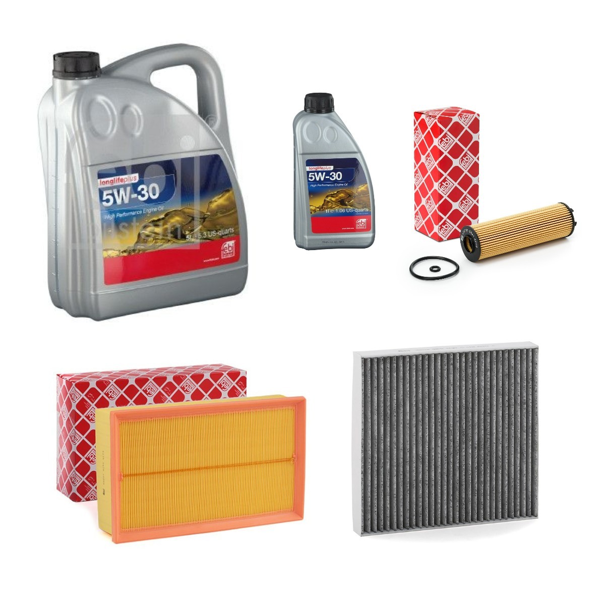 FEBI BILSTEIN FBL100374IPK002: Set filtri con olio motore Longlife Plus