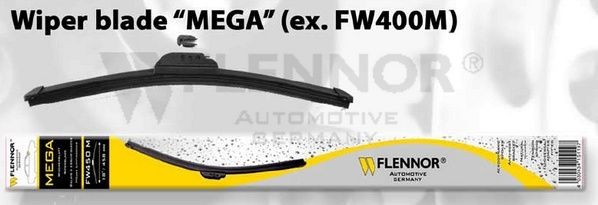 FLENNOR FW530M: List stěrače 530mm MEGA, MEGA (Flat Blade)