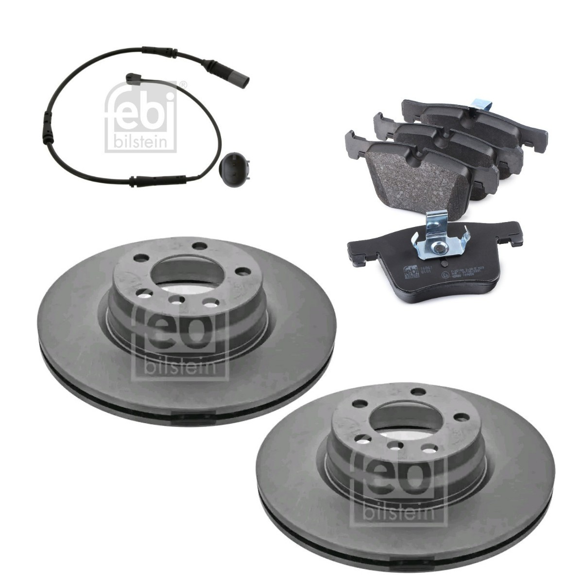 FEBI BILSTEIN FBL3405N0217: Pidurikomplekt, ketaspidur Esisild, esisild vasakul, paigaldatud ainult ühel pool, Ø: 330mm, sisemine õhutus
