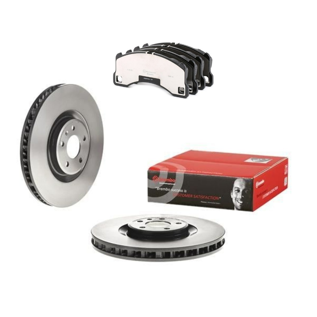 BREMBO BRB3405N0534: Pidurikomplekt, ketaspidur Ø: 360mm, sisemine õhutus, piludega