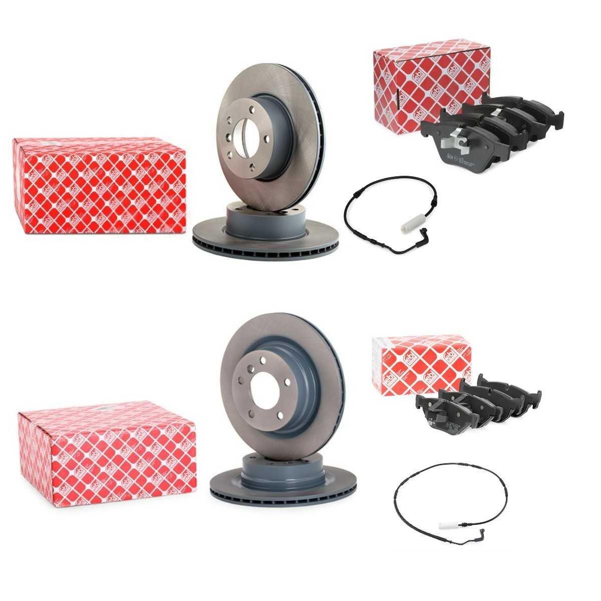FEBI BILSTEIN FBL3405FR024: Pidurikomplekt, ketaspidur Esisild, Tagasild, Ø: 300mm, sisemine õhutus
