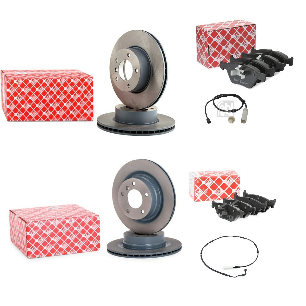 FEBI BILSTEIN FBL3405FR025: Pidurikomplekt, ketaspidur Esisild, Tagasild, Ø: 300mm, sisemine õhutus