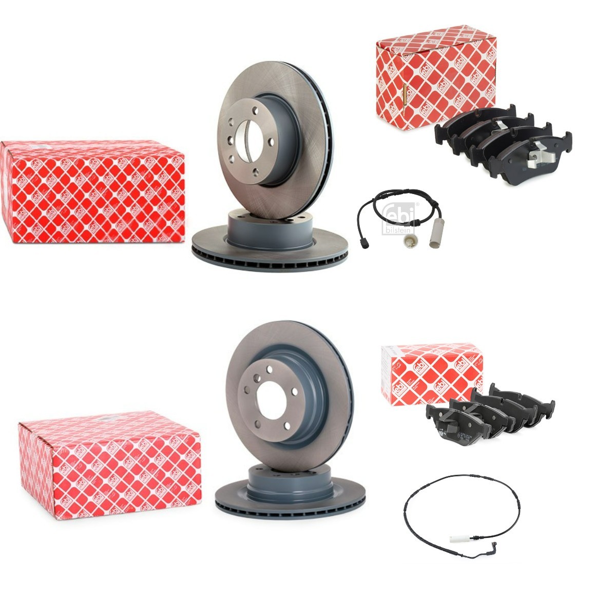 FEBI BILSTEIN FBL3405FR030: Pidurikomplekt, ketaspidur Esisild, Tagasild, Ø: 300mm, sisemine õhutus