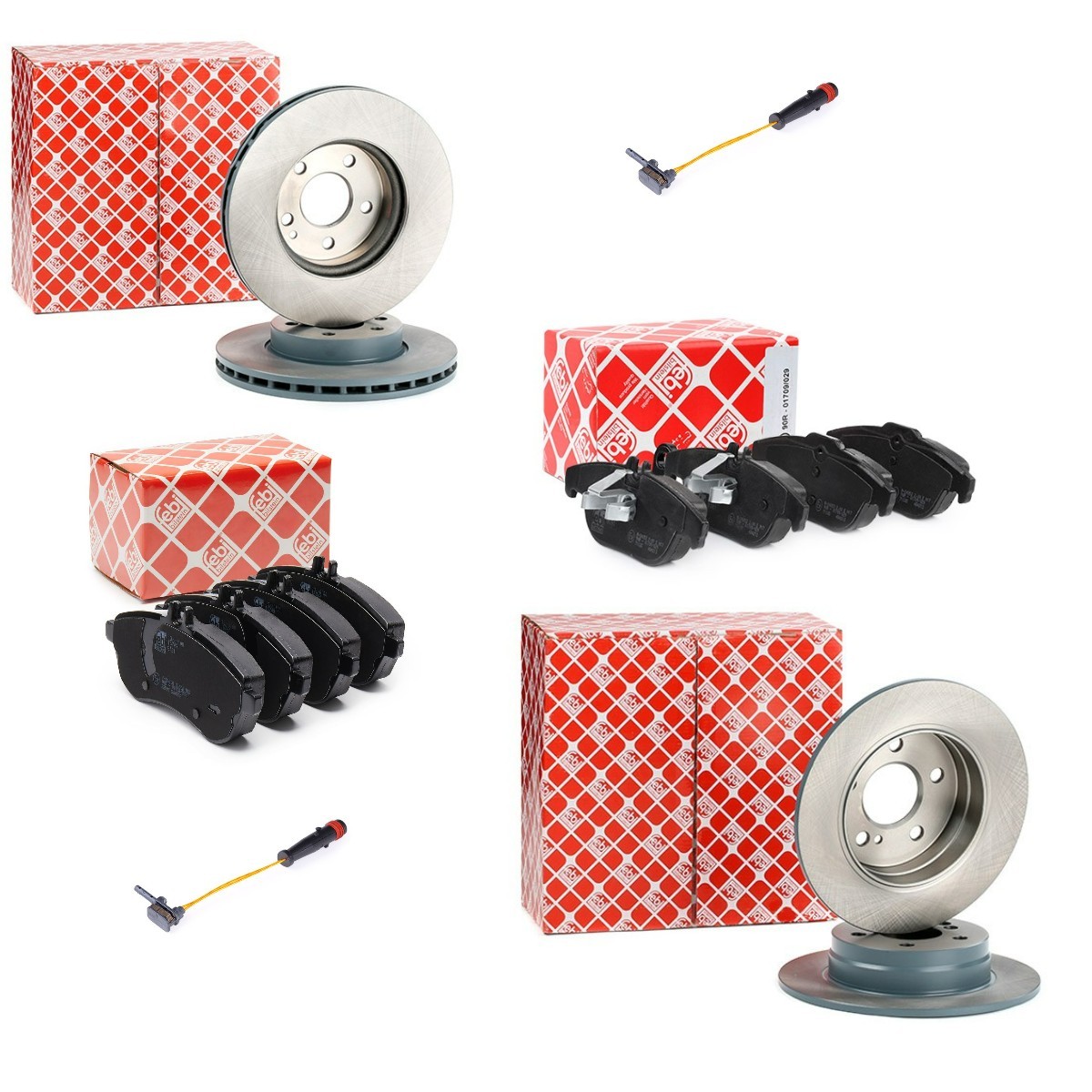 FEBI BILSTEIN FBL3405FR053: Pidurikomplekt, ketaspidur Esisild, Tagasild, Ø: 288, 278mm, sisemine õhutus, täis