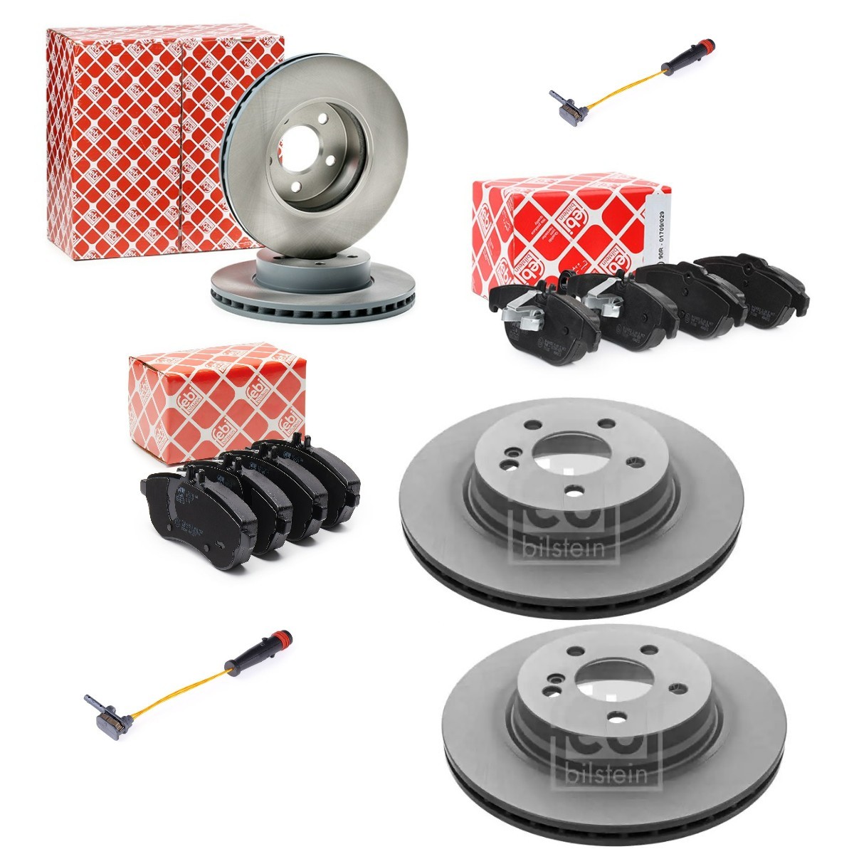 FEBI BILSTEIN FBL3405FR064: Pidurikomplekt, ketaspidur Esisild, Tagasild, Ø: 295, 300mm, sisemine õhutus