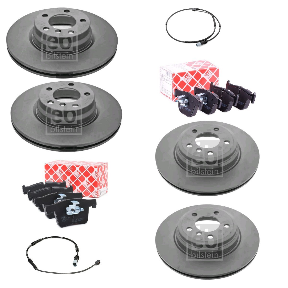 FEBI BILSTEIN FBL3405FR079: Pidurikomplekt, ketaspidur Esisild, esisild vasakul, paigaldatud ainult ühel pool, Tagasild, Ø: 330mm, sisemine õhutus