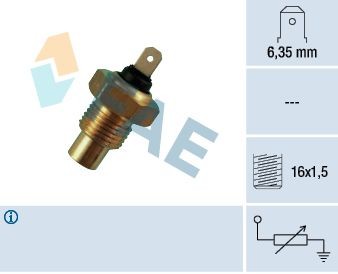 FAE 31050: Senzor, temperatura lichid de racire M 16x1,5