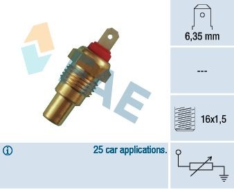 FAE 31330: Senzor, temperatura lichid de racire M 16x1,5