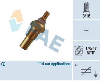FAE 32190: Senzor, temperatura lichid de racire