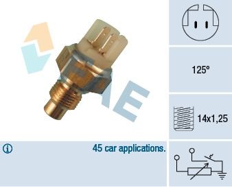 FAE 34040: Snímač teploty chladiacej kvapaliny 125°C
