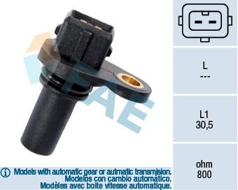 FAE 79008: Senzor turatie, management motor